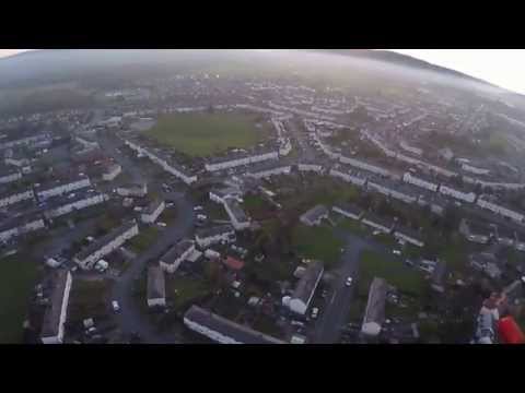 DJI F550 AERIAL VIEW OF LLAY NORTH WALES