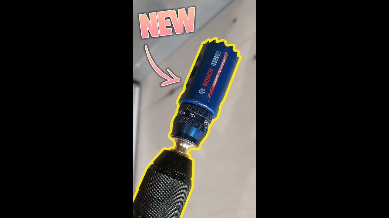New Bosch Hole Saw ! ULTRA FAST CHANGE 🔥 #shorts