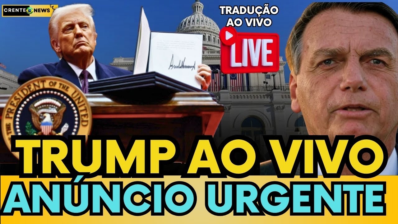 🚨AO VIVO:DONALD TRUMP FAZ ANÚNCIO OFICIAL DIRETAMENTE DA FLORIDA !  #politica #bolsonaro #trump
