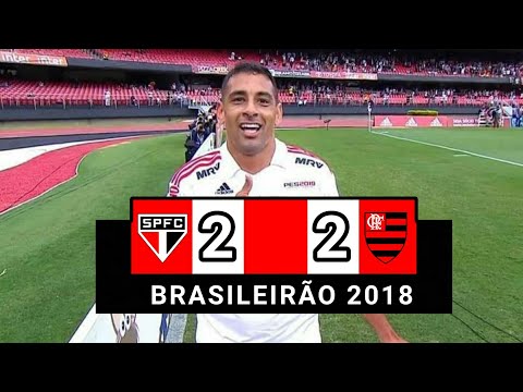 São Paulo 2x2 Flamengo - Brasileirão 2018
