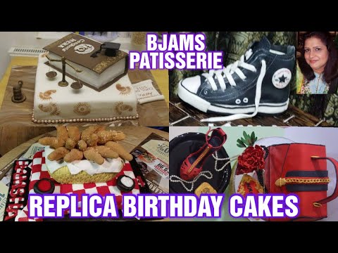 REPLICA BIRTHDAY CAKES|BJAMS PATISSERIE WITH SADIA IQBAL | with English Subtitles