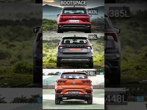 Hyundai Creta vs Skoda Kushaq vs MG Astor | COMPARISON | Press SUBSCRIBE Button #shorts