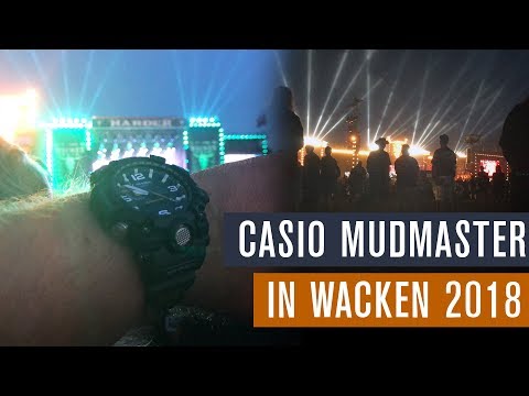Mit der Casio G-Shock MUDMASTER in Wacken 2018 | GWG-1000 1A3ER | Review