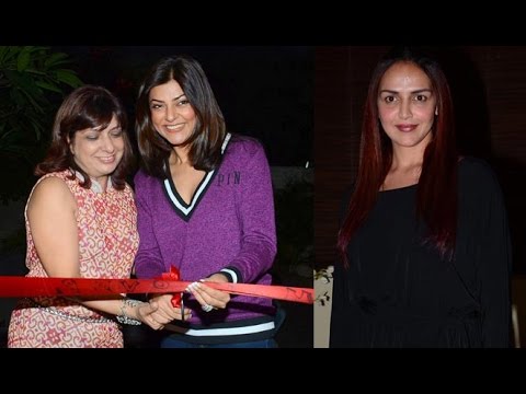 Sushmita Sen And Esha Deol At Sohum Spa Launch