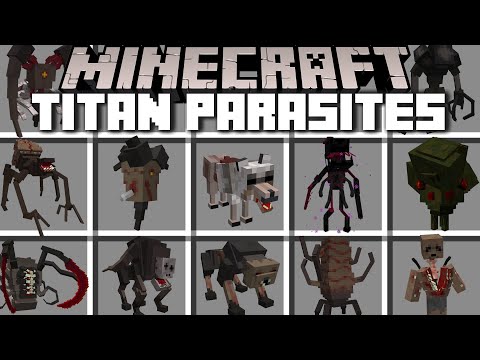 Minecraft MUTATED PARASITES MOD / UPGRADED MUTANT TITANS OF PARASITE WORLD !! Minecraft Mods