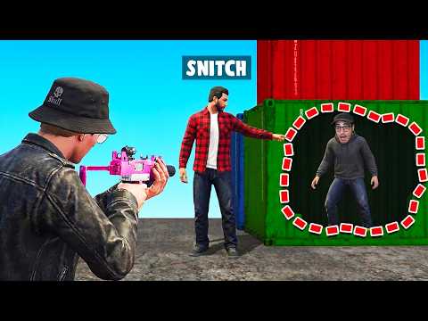 NASCONDINO su GTA 5 ma LO SNITCH SOPRAVVIVE!