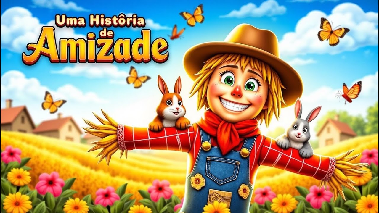 O ESPANTALHO QUE SORRIU - HISTÓRIA INFANTIL