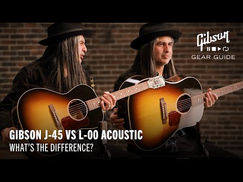 Gibson J-45 vs Gibson L-00 acoustic - Round Shoulder vs Small Body!