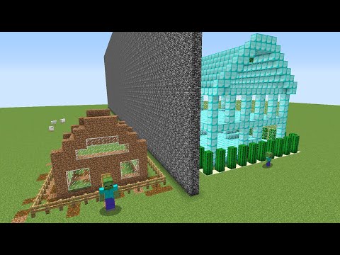 1$ FAKİR GÜVENLİ EV VS 1000$ ZENGİN GÜVENLİ EV 😱 - Minecraft