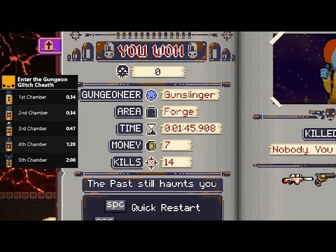 EtG Speedrun Rainbow Boss Rush (01:45) [WR]