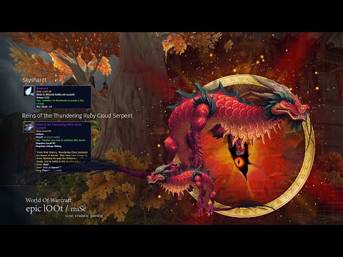 Reins of the Thundering Ruby Cloud Serpent from Alani