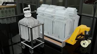 Poplet Image 3 for FIBC Support Frame for Single-use Containment Systems