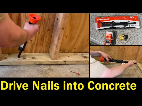 Ramset HammerShot Powder Actuated Fastener Demonstration