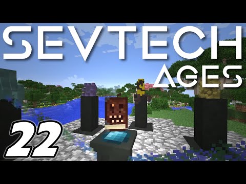 Minecraft Sevtech: Ages - AbyssalCraft Altar and Energy Pedestal! (Modded Survival) - Ep. 22