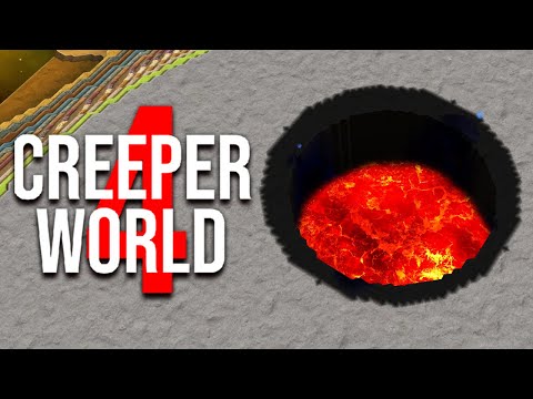 LASERING AN ACTIVE VOLCANO! - CREEPER WORLD 4