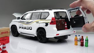 Unboxing of Cheapest Toyota LC Prado 1:18 Scale Diecast Model Car 😍