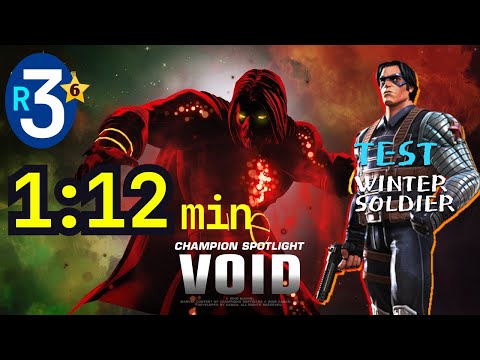 6* Void 3 rank, No boost | 1,1 min, Winter Soldier #mcoc