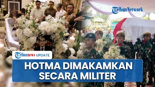 Seusai Prosesi Tutup Peti, Jenazah Hotma Sitompul Dimakamkan di San Diego Hills Secara Militer