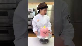 Professora Criou o Desafio do Bolo de Urso Rosa