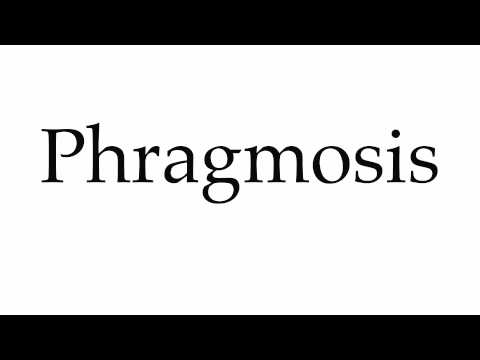 How to Pronounce Phragmosis