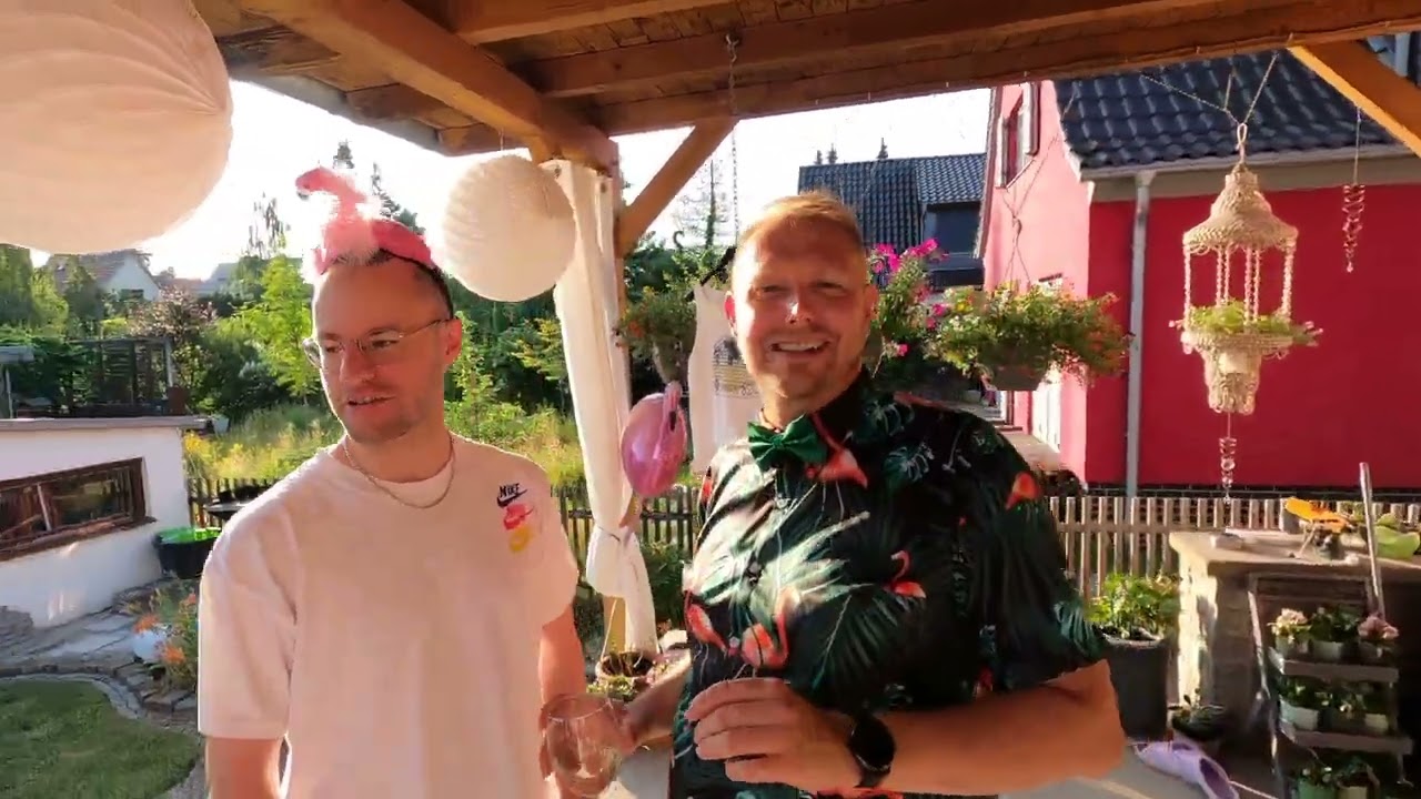 Flamingo Party by Stephan