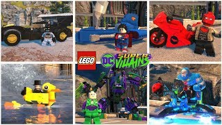 All Vehicles Unlocked in LEGO DC Super Villains