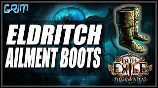 [PoE 3.17] Crafting Eldritch Avoid Ailment Boots Step by Step