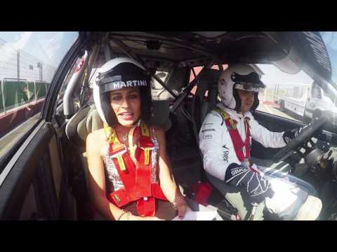 Felipe Massa & Alice Dellal + Lancia Delta Rally Car ONBOARD [1/2]