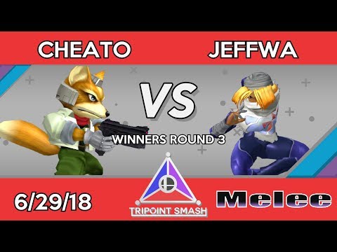 Cheato (Fox/Falco) vs JeffWa (Sheik) - Tripoint Smash 17 Winner's Round 3