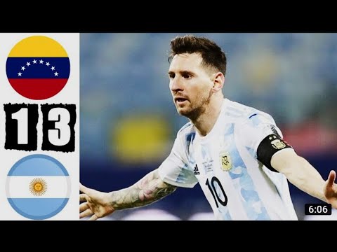 1-3  Venezuela vs Argentina  Highlights