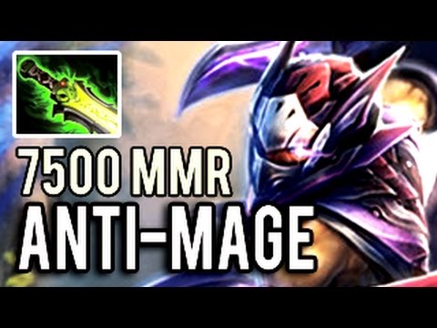 Anti-Mage With Ethereal blade 7500 MMR Dota 2