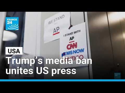 Trump media ban sparks solidarity among US news outlets