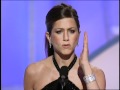 Jennifer Aniston Wins Best Actress TV Series Musical Or Comedy Golden Globes 2003
