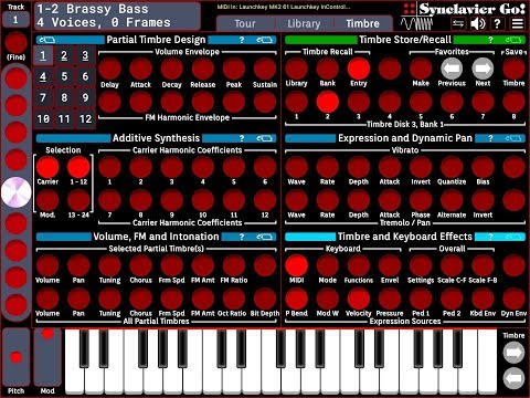 com forums instrumentsamps 157225bassonboardpreampcircuithtml newsynclavier go pre release demo for the ipad available to pres itunes apple com us app