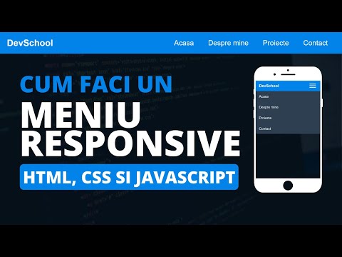 Cum faci un Meniu de Navigare responsive pentru un Site Web