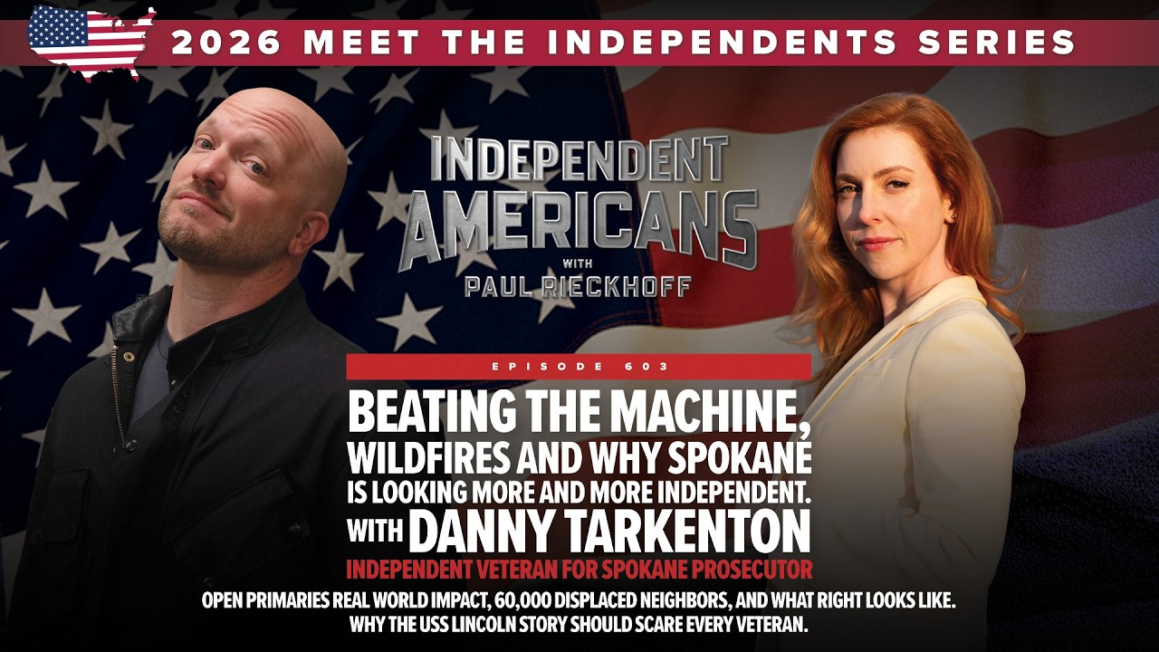 Beating the machine. An independent veteran cracks Spokane's top two. Wildfires, ballots, and a movement. Meet the Independent Pod