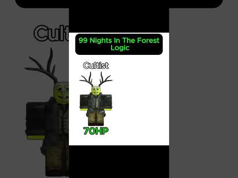 Cultist 😈 vs Small Wolf 🐺 — Wolf Has MORE HP?! | 99 Nights in the Forest Logic