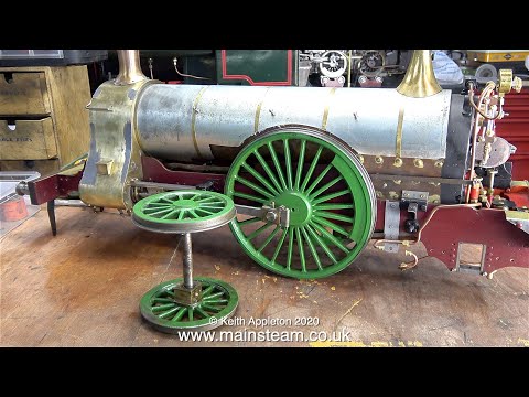 MY STIRLING SINGLE #22 - A SLIGHT PROBLEM WITH THE WHEELS