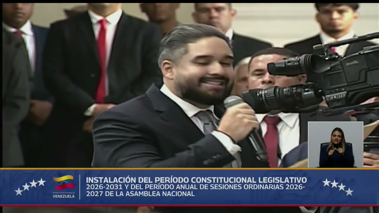Nicolás Maduro Guerra ("Nicolasito"), espectacular discurso en instalación de la Asamblea Nacional