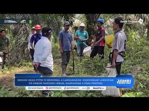 REGION HEAD KAWAL CAPAIAN PRODUKSI KEBUN KEBUN TANJUNG LEBAR