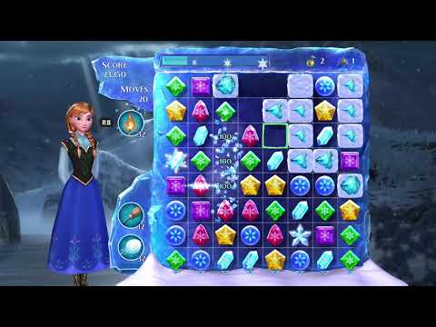 Frozen Free Fall: Snowball Fight Level 247 Walkthrough, No Power Ups