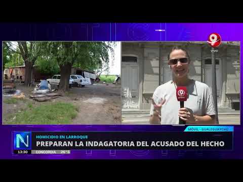 Homicidio en Larroque: el acusado se encuentra internado en terapia intensiva