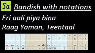 Raag Yaman bandish | eri aali piya bina | Raag - YouTube