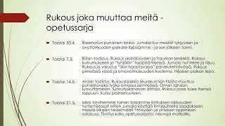 Rukous joka muuttaa meitä - Osa 1