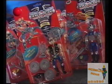 SPOT GIG BIKER MICE DA MARTE 1994 pubblicità italiana, from mars, mouse, bike, vintage, natale 80