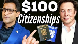2 passports under $100! Cheapest Citizenship on earth - Is Elon Musk planning e-Government on Mars?