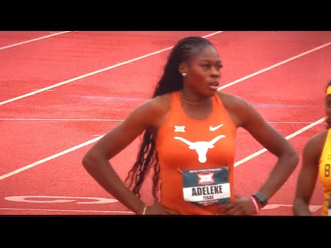 Rhasidat Adeleke Shines Bright as She Secures Gold in the 400m Big12 Championship