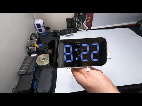 Unboxing: Digital Alarm Clock with LED Display - Bilivein Small Electric Desk Clock