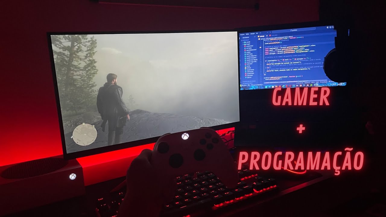 UMA NOITE NA VIDA DE UM GAMER E PROGRAMADOR!
