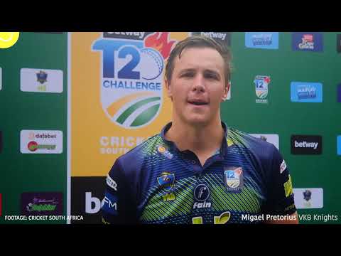 Migael Pretorius, 19* off 8 balls vs Six Gun Grill Cape Cobras